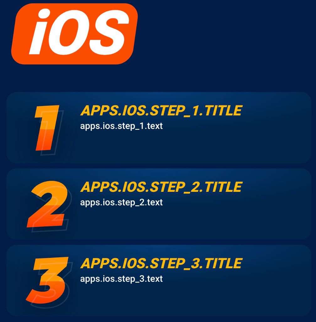 Установка Mostbet на iOS — три шага