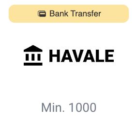 Банковский перевод в кассе Mostbet
